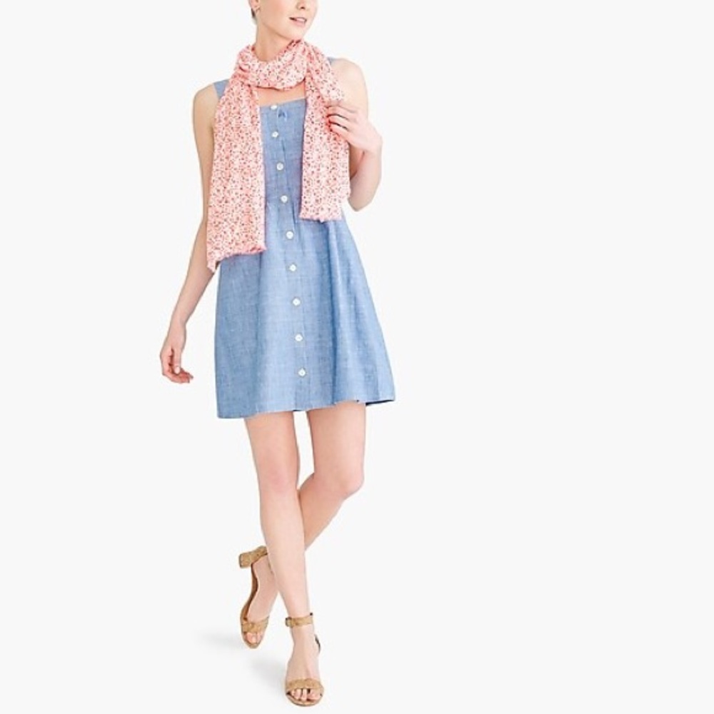 J. Crew Chambray Dress